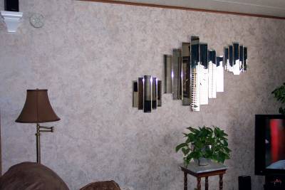 Living Room decorated with Hearthstone Cream & Bone Paper Illusions